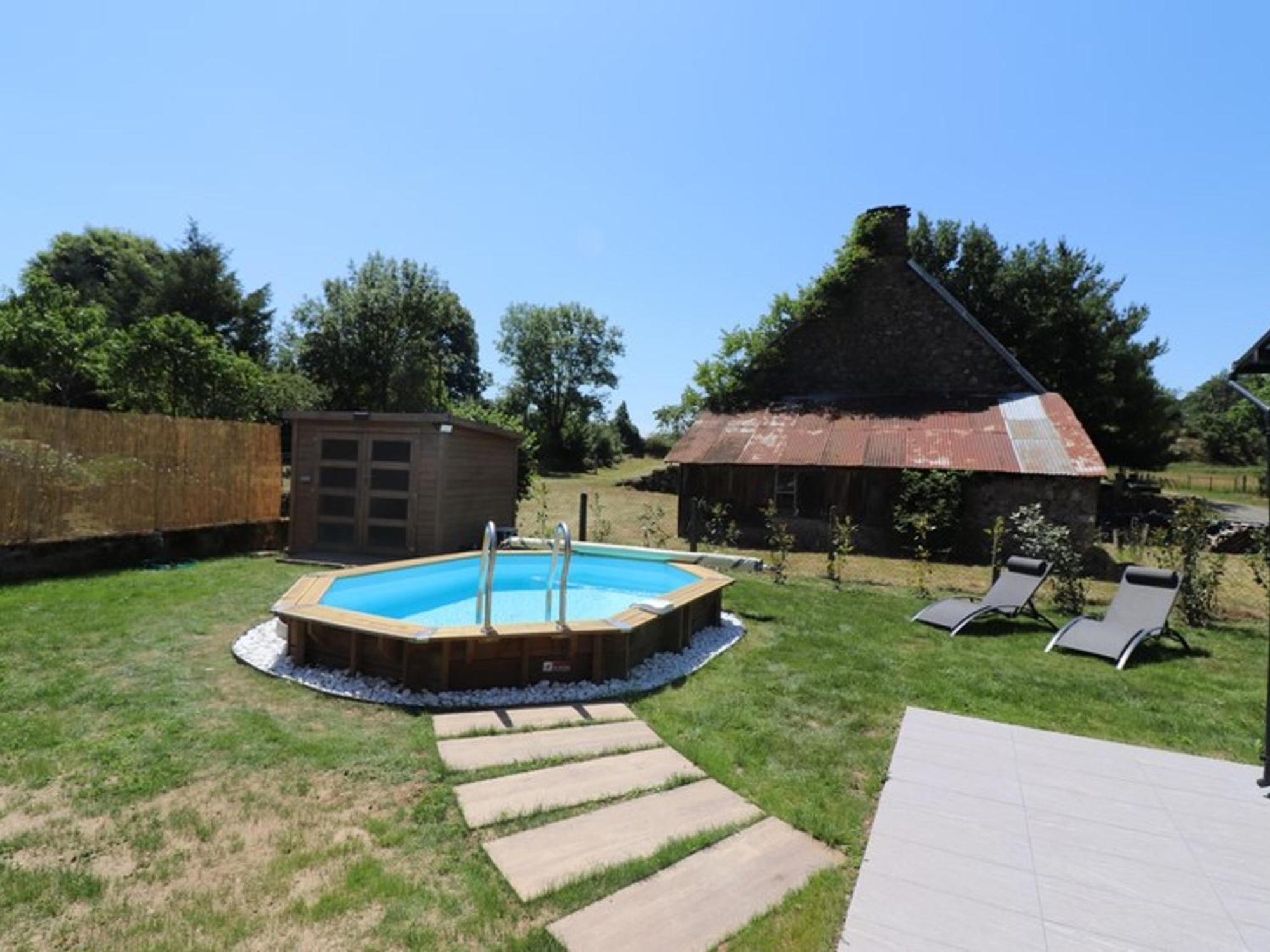 Vila Maison De Caractere Renovee, Piscine Privee, Calme, Proximite Monts Du Cantal Et Puy De Sancy - Fr-1-742-393 Vebret Exteriér fotografie